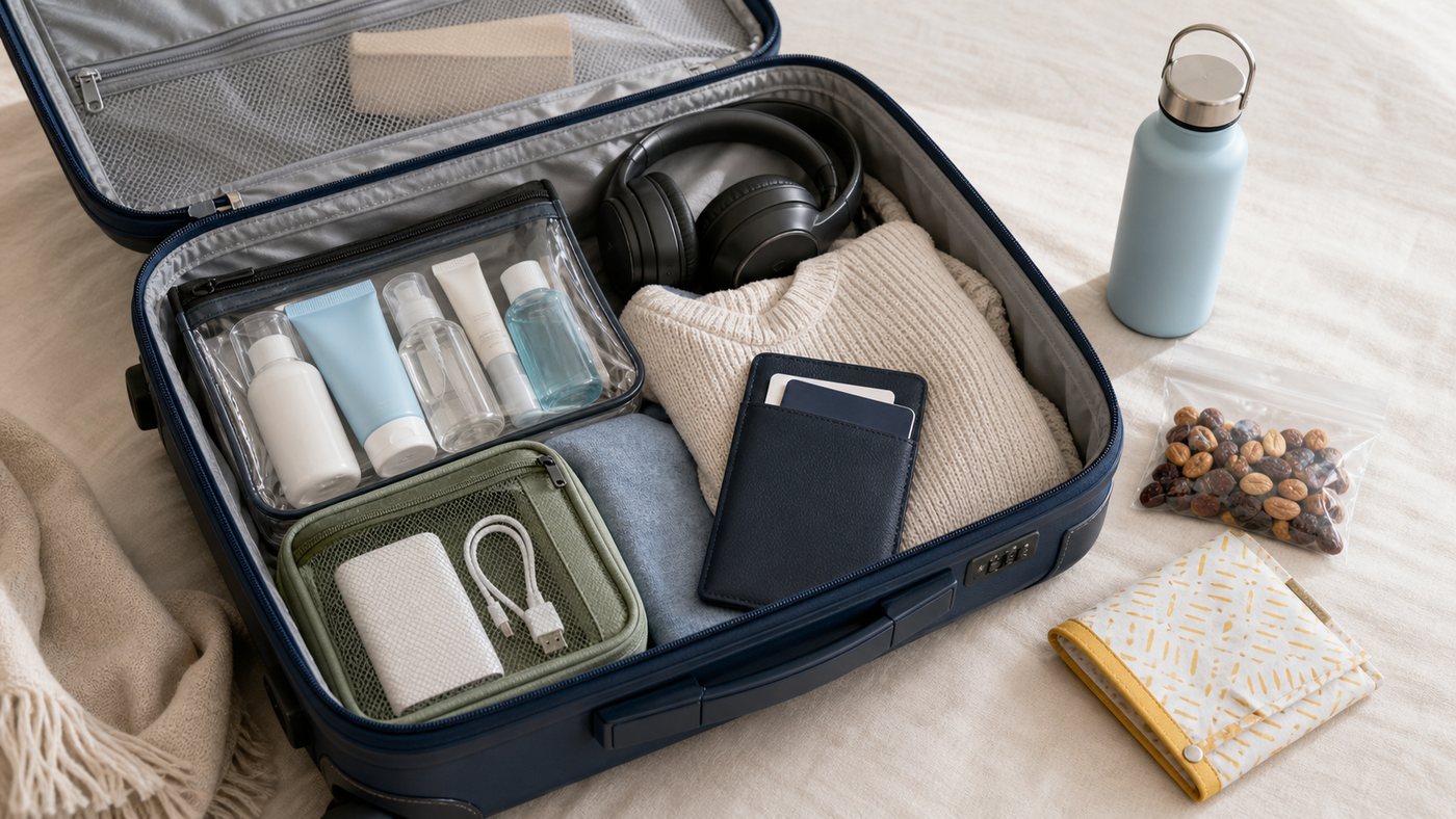 Carry-on Packing List packing scene